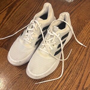 Adidas Volleyball White and Black Sneakers